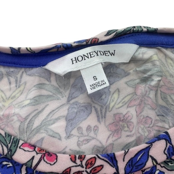 Honeydew Floral Pajama Set Tank Top Shorts Small S Excellent Condition - Picture 4 of 14